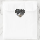 Miniature Schnauzer Herz-Aufkleber (Tasche)