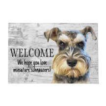 Miniature Schnauzer Hund Willkommen Welpe Niedlich