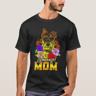 Miniature Schnauzer Hunde Womens Schnauzer Dog Mam T-Shirt