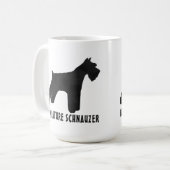 Miniature Schnauzer Kaffeetasse (Vorderseite Links)
