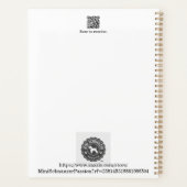 Miniature Schnauzer Line Art Muster 001 Weiß Planer (Rückseite)