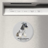 Miniature Schnauzer Magnet (In Situ (Geschirrspüler))