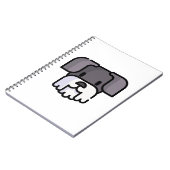 Miniature Schnauzer Notizblock (Linke Seite)