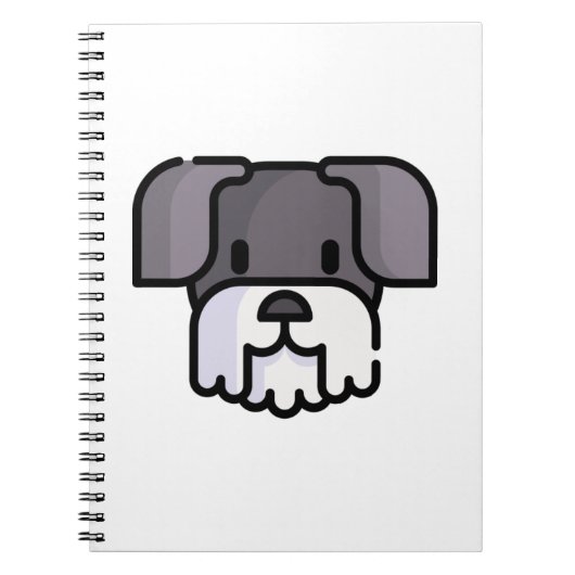 Miniature Schnauzer Notizblock (Vorderseite)