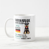 Miniature Schnauzer Origin Funny Mini Schnauzer Lo Kaffeetasse (Links)