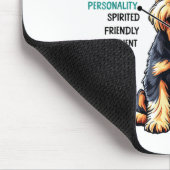 Miniature Schnauzer Owner Funny Mini Schnauzer Lov Mousepad (Ecke)