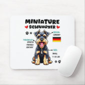 Miniature Schnauzer Owner Funny Mini Schnauzer Lov Mousepad (Mit Mouse)