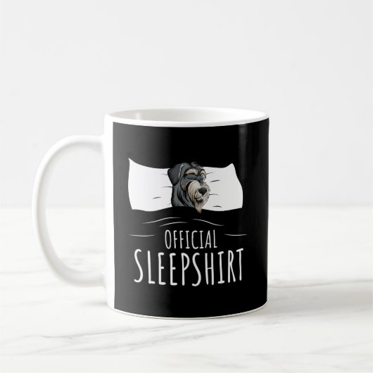 Miniature Schnauzer Pajama Offiziell Sleep Kaffeetasse (Links)