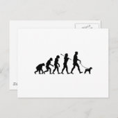 Miniature Schnauzer Postkarte (Vorne/Hinten)