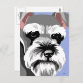 Miniature Schnauzer Postkarten (Vorne/Hinten)
