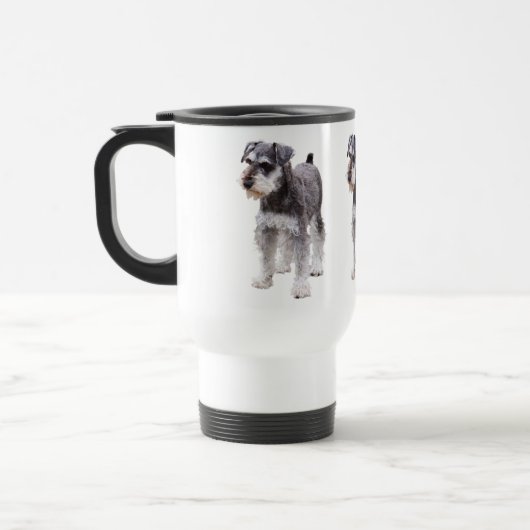 Miniature Schnauzer Reisebecher (Links)