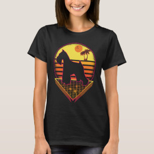 Miniature Schnauzer Retro Sonnenuntergang Vintager T-Shirt