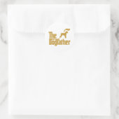 Miniature Schnauzer Runder Aufkleber (Tasche)