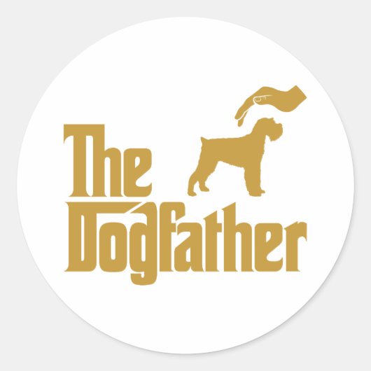 Miniature Schnauzer Runder Aufkleber (Vorderseite)