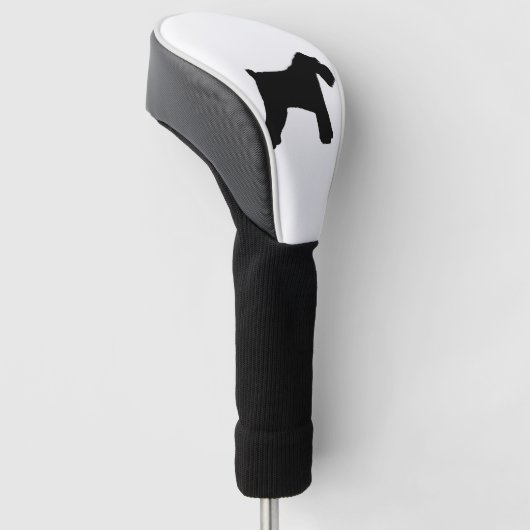 Miniature_Schnauzer-Silo Golf Headcover (angewinkelt)