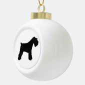 Miniature_Schnauzer Silo Keramik Kugel-Ornament (Rechts)