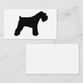 Miniature_Schnauzer-Silo Visitenkarte (Vorne/Hinten)