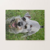 Miniature Schnauzer Smiling Puzzle (Horizontal)