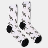 MINIATURE SCHNAUZER SOCKEN (Rechts)
