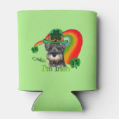 Miniature Schnauzer St Patricks Dosenkühler (Rückseite)