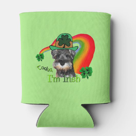 Miniature Schnauzer St Patricks Dosenkühler (Rückseite)