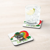 Miniature Schnauzer St Patricks Getränkeuntersetzer (Rechte Seite)