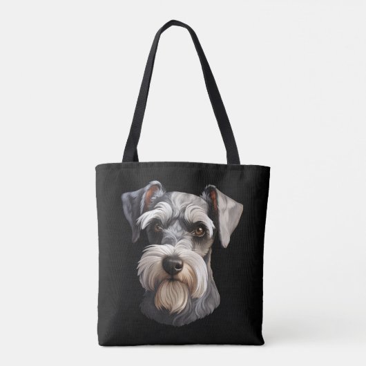 Miniature Schnauzer Tasche (Rückseite)