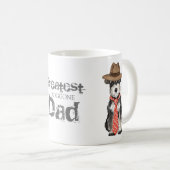 Miniature Schnauzer Vater Kaffeetasse (VorderseiteRechts)