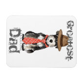 Miniature Schnauzer Vater Magnet (Horizontal)