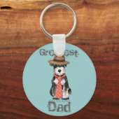 Miniature Schnauzer Vater Schlüsselanhänger (Vorderseite)