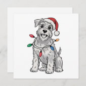Miniature Schnauzer Weihnachten Weihnachten Weihna (Vorne/Hinten)