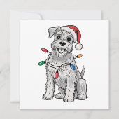 Miniature Schnauzer Weihnachten Weihnachten Weihna (Vorderseite)