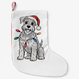 Miniature Schnauzer Weihnachten Weihnachten Weihna Kleiner Weihnachtsstrumpf