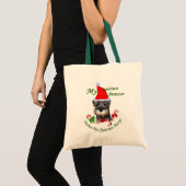 Miniature Schnauzer Weihnachtsgeschenke Tragetasche (Vorderseite (Produkt))
