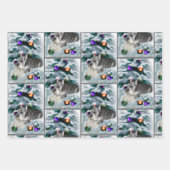 Miniature Schnauzer Weihnachtszeit Geschenkpapier Set (Vorderseite 3)