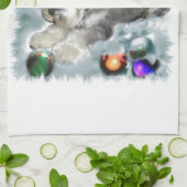 Miniature Schnauzer Weihnachtszeit Handtuch (Gefaltet)