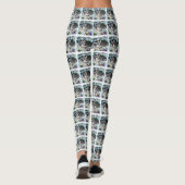 Miniature Schnauzer Weihnachtszeit Leggings (Rückseite)