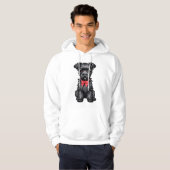 Miniature Schnauzer Welpe Hoodie (Vorne ganz)
