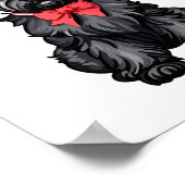 Miniature Schnauzer Welpe Poster (Ecke)