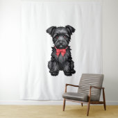 Miniature Schnauzer Welpe Wandteppich (Beispiel)