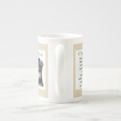 Miniature Schnauzer Welpenheritage Porzellantasse (Rückseite)