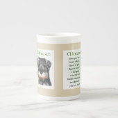 Miniature Schnauzer Welpenheritage Porzellantasse (Vorderseite)