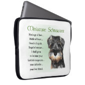 Miniature Schnauzer Welppy Laptopschutzhülle (Vorne Rechts)