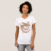 Miniature Simurgh Art – Symbol of Iranian HT-Shirt T-Shirt (Vorne ganz)