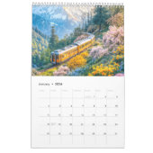 Miniature Trains 2026 Calendar – Seasonal Scenes i Kalender (Jan 2026)