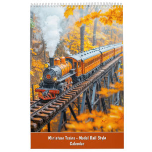 Miniature-Zug-Kalender – Saisonale Szenen i Kalender