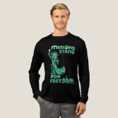 Miniaturen stehen für Freiheit Tri-Blend Shirt (Volle Vorderseite)