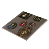 Miniaturen von LtoR, TtoB: Frances Teresa Stuart, Fliese (Seite)