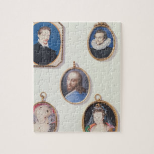 Miniaturen. von LtoR TtoB: Sir Arundel Talbot; U Puzzle