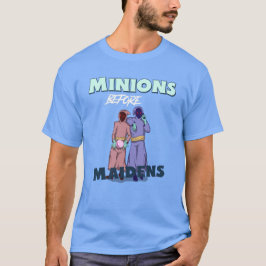 Miniaturen vor Maidens Funny Nerd T - Shirt